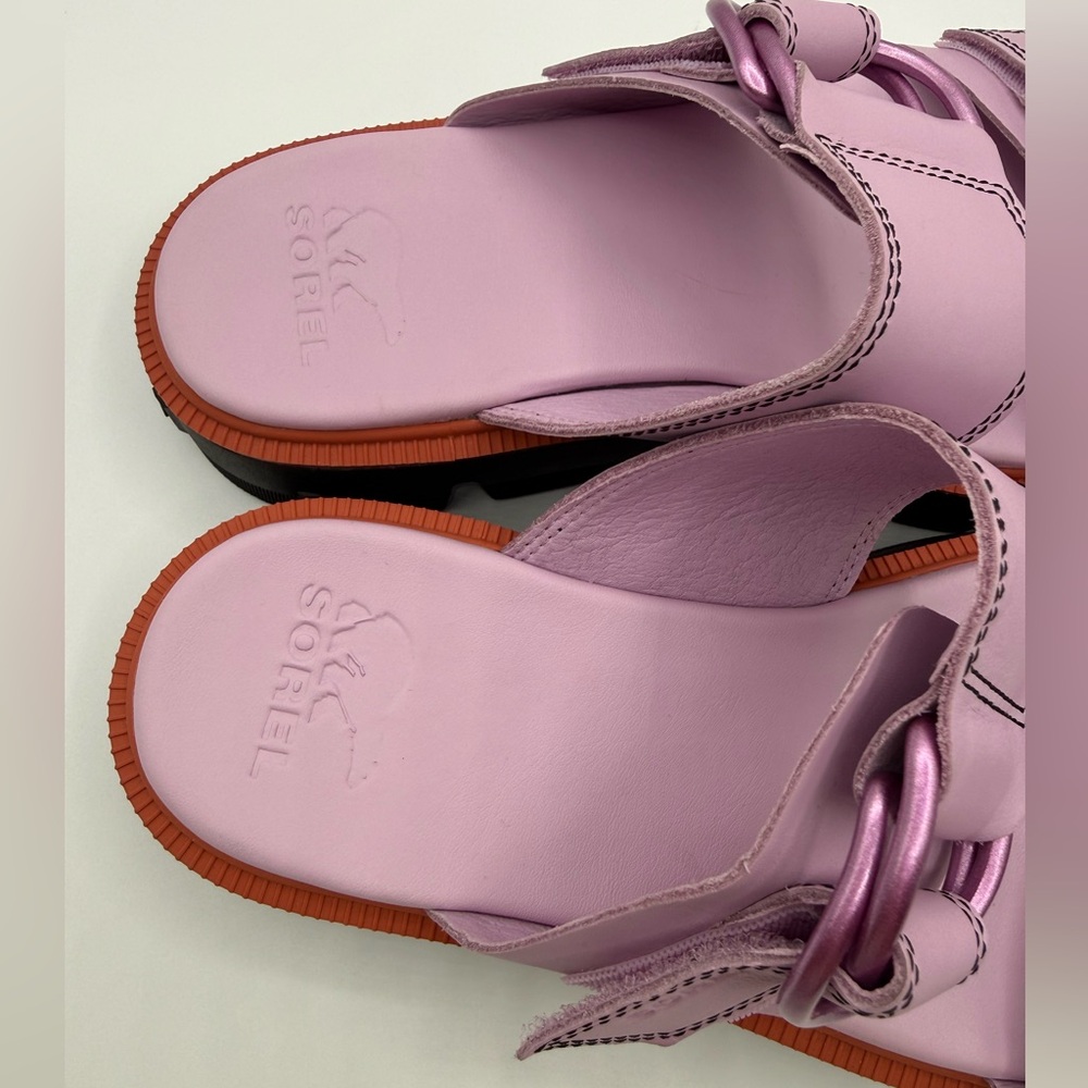 SOREL Rein CB Platform Slide Adjustable Hook & Loop Straps Sandal Size 9 - Picture 14 of 17